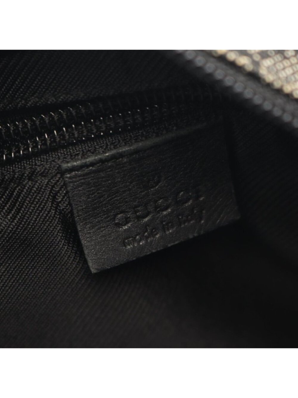 Gucci Shoulder Bag GG Canvas Gray Black - Picture 4 of 10